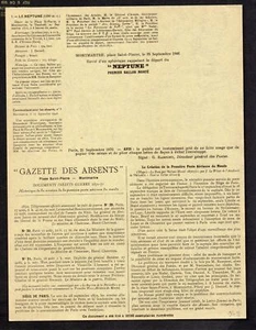 + TOLLER BALLON MONTE NEPTUN GAZETTE DES ABENT / AUFLAGE 2500 EX!! - Bild 1 von 2