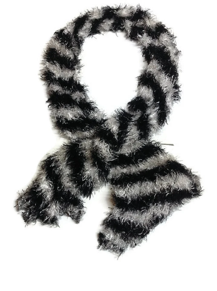 Magic Scarf - Super Soft Scarf - Black & White Stripe - Image 1 of 1