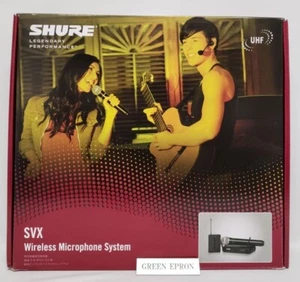 SHURE SVX14 PGA31 Wireless Set Headworn Microphone Included System Black - Picture 1 of 14