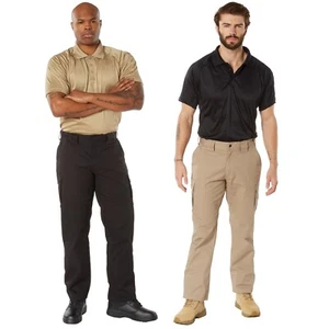 Rothco Tactical 10-8 Lightweight Field Pant - Black & Khaki Men's Duty Pants - Picture 1 of 22