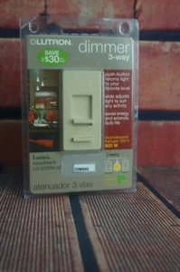 New Lutron Dimmer DVW-603PH-VI Single Pole 3 WAY DIMMER 120v 600w Light Switch - Picture 1 of 7