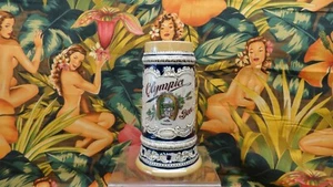 Vintage OLY Olympia Sammelkrug Bierstein Ceramarte Made in Brazil sehr schön - Bild 1 von 8