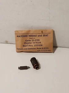 Carburetor Valve Needle, Seat. Carter 25-278S, Chrysler 1618234 ,GM 3721028. 117 - Picture 1 of 1