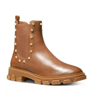 Michael Kors Women's Ridley Studded Lug-Sole Chelsea Booties Size 9 (MSRP $225) - Picture 1 of 12