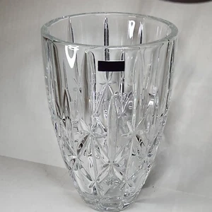 Marquis By Waterford Sparkle Vase 9" x 5.5" NWT - Picture 1 of 6