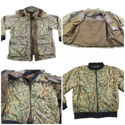 Browning 3 In 1 Hunting Jacket Men Large Camo Green Mossy Oak Incl. Liner Jacket - Image 1 of 4