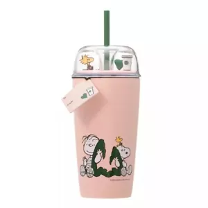 STARBUCKS PEANUTS 2025 Joe Kind Snoopy Stainless Cold Cup Tumbler 473ml - Picture 1 of 4
