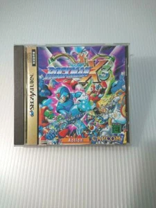 Capcom 1996 MEGA MANX3 RockmanX3 Sega Saturn SS Action Japanese Retro Game Used  - Picture 1 of 12