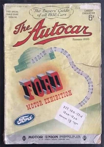 The AUTOCAR Magazine 8 OCT 1937 Buyers Guide DARRACQ Lanchester RAILTON Vauxhall - Picture 1 of 8