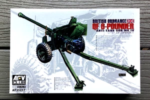 AFV CLUB 1/35 WW II BRITISH 6-POUNDER ANTI-TANK GUN MK. IV MODEL KIT # 35217 NIB - Picture 1 of 16