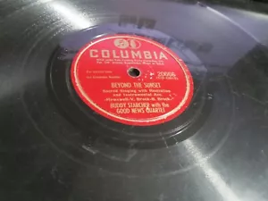 78RPM Columbia Buddy Starcher - Beyond Sunset / Facing World All Alone, play V+ - Picture 1 of 2