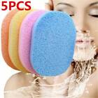 5xPortable Facial Wash Pads Makeup Remover Cleaning Sponge Puff Exfoliator Scrub