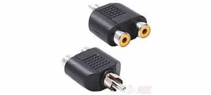 RCA Male to Dual RCA Female Adapter - Picture 1 of 1