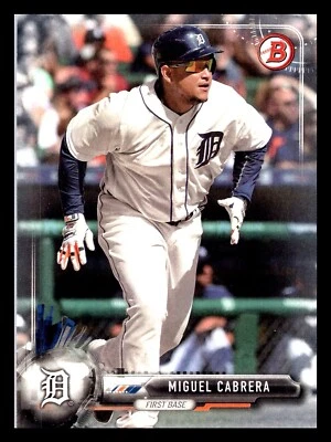 MIGUEL CABRERA 2017 Bowman Baseball Card #28 Detroit Tigers - Image 1 of 2