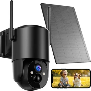 Telecamera WiFi Esterno Senza Fili 2K Telecamera Wi Fi Esterno Batteria 360° PTZ - Imagen 1 de 9