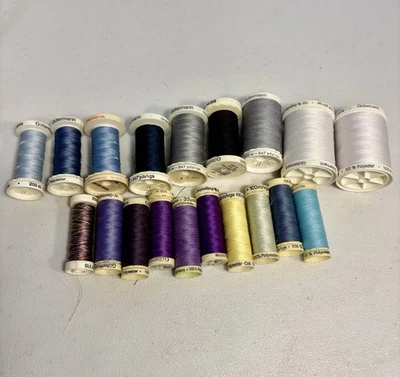 19 GUTERMANN 100% polyester Sew-All Thread Mixed Lot - Image 1 of 2