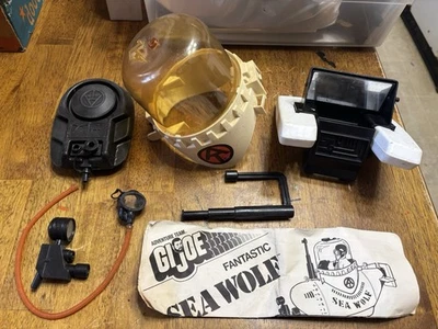 De colección 12" 1970-75 GI Joe Sea Wolf Vehículo Submarino Equipo de Aventura Sub Hasbro Parte Foto 1 de 4