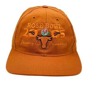 Vintage Texas Longhorns Mütze Erwachsene orange Rose Bowl 2005 Kappe Y2K - Bild 1 von 5