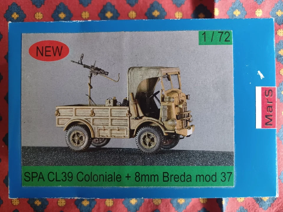 MARS 7277 autocarro leggero SPA CL39 "coloniale" - resin model kit 1:72 - Immagine 1 di 1