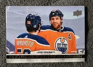 Leon Draisaitl 2021-22 Upper Deck Tim Hortons Photo Finish #PF-11 NHL Card - Picture 1 of 2