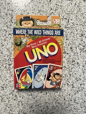 My First Uno Where the Wild Things Are King Size Card Game 2006 Sealed Cards  - Image 1 of 3