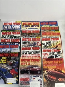 Motor Trend Auto Magazin 16 Stück Anfang 2000er Sportwagen Muscle Car - Bild 1 von 6