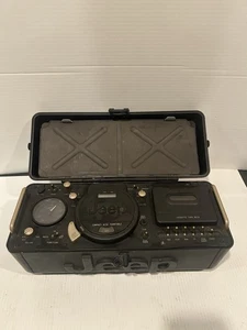 Jeep Stereo Portatile CD/AM FM Radio/Lettore Cassette Boombox Solo Ricambi - Foto 1 di 9