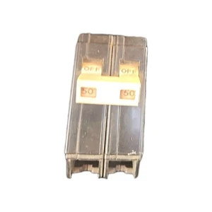CUTLER-HAMMER - CH250 - COMMON TRIP CIRCUIT BREAKER - 50A, 2 POLE, 120/240 VAC - Picture 1 of 5