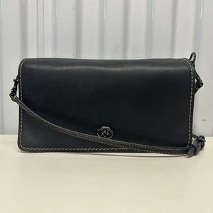 Bolso Bandolera Coach 1941 Dinky Cuero Negro Turnlock Kisslock - Imagen 1 de 22