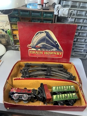 TRAIN LOCOMOTIVE HORNBY M3  - MECCANO DANS SA BOÎTE - Photo 1/4