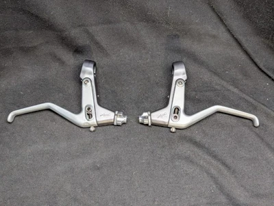 Palancas de freno de bicicleta de montaña Avid SD 3,0 L de colección plateadas freno en V de un solo dígito Foto 1 de 4