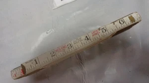 LUFKIN No. 066 Red End Lock Joints Wood Folding Measuring Rule - Picture 1 of 5