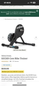 Wahoo Kickr Core Indoor Smart Cycling Trainer - Picture 1 of 3