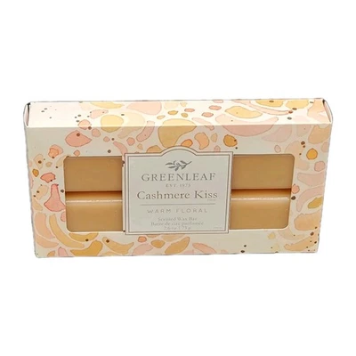 Barra de cera perfumada Greenleaf Cashmere Kiss 2,6 oz 6 bloques nueva clásica floral Foto 1 de 4