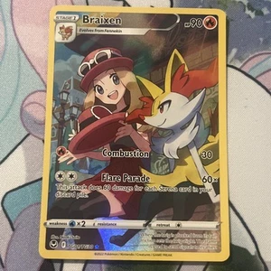 NM-Pack Fresh Braixen TG01/TG30 Swsh12 - Silver Tempest Trainer Gallery Holo - Bild 1 von 2