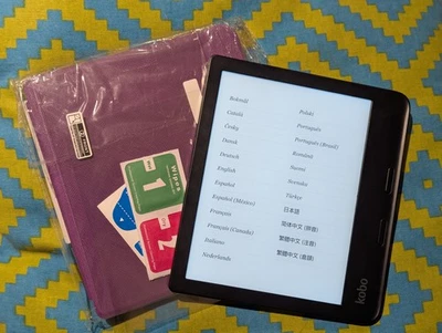 Kobo Libra 2 Wi-Fi eReader / eBook Reader, 32GB, Black, Model N418 - Image 1 of 4