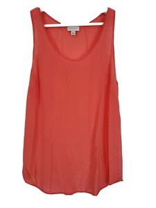 Witchery Silk Tank Top Womens Sheer Size 10 Pink - Picture 1 of 4
