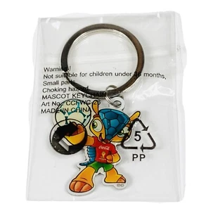 2014 FIFA BRAZIL Football World Cup MASCOT Fuleco Armadillo Keyring Coca-Cola - Picture 1 of 4