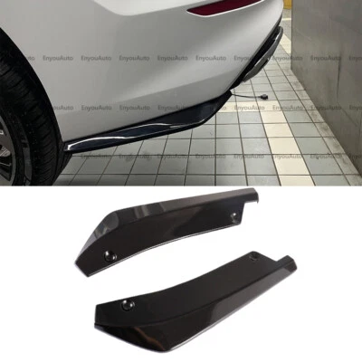 For Mazda Mx-5 miata Rear Bumper lip Spoiler Splitter Diffuser Glossy black - Image 1 of 4