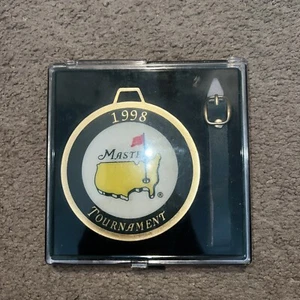 Etiqueta de bolsa de golf Augusta Masters Tournament 1998 escurridiza - Imagen 1 de 3
