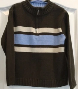 Maglione pullover ragazzo Arizona Jeans Co taglia M da 5 a 6 marrone blu bianco 88 - Foto 1 di 6