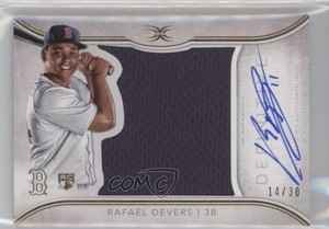 2018 Topps Definitive Collection Relic /30 Rafael Devers #ARC-RD Rookie Auto RC