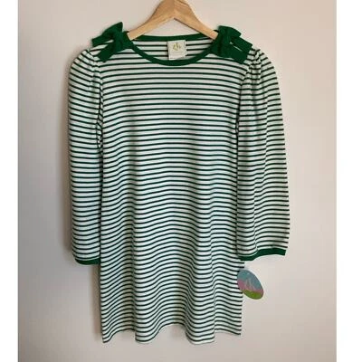 Vestido Zuccini Niños Emmalina - Vestido Tejido Verde Navidad Talla 7 Foto 1 de 4