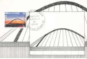 Card Maximum #23469 New Caledonia Noumea 1992 Exhibition Universal Sev - Picture 1 of 2