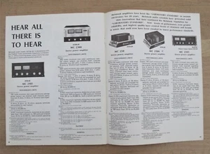 MCINTOSH VINTAGE SPEAKER & COMPONENT TECHNICAL INFORMATION MANUAL- SEE DESCRIPT - Picture 1 of 4