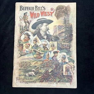 1895 Buffalo Bill’s Wild West Show Historical Sketches & Program Programme - Picture 1 of 16