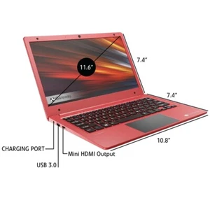 Gateway 11.6" Ultra Slim Notebook HD Intel Dual Core 64GB eMMC 4GB RAM Micro 365 - Picture 1 of 10