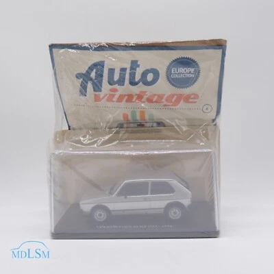 MODELLINO AUTO VOLKSWAGEN GOLF GTI 1976  GRIGIA - EDICOLA - SCALA 1:24 #4 - Immagine 1 di 4