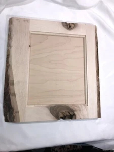 Raw Natural Live Edge Maple Wood Picture Frame 8" x 10" Rustic Craft Project Z5 - Picture 1 of 21