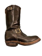 Wesco Engineer Boots Boss Leather Size US7 Brown From Japan